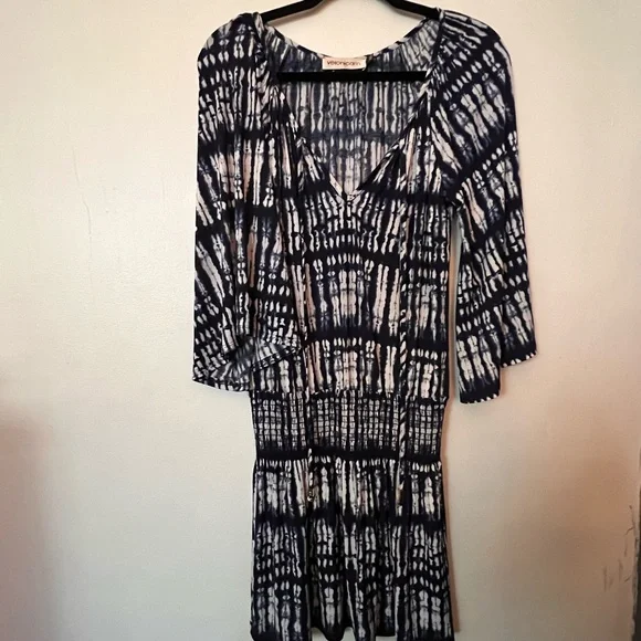 Veronica M | Dresses | Veronica M Tie Dye Drop Waist Dress Xs | Poshmark